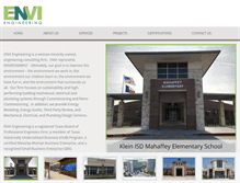Tablet Screenshot of enviengineering.com